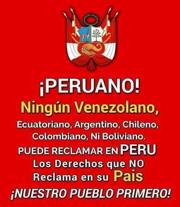GLORIAMari22066's tweet photo. PATRIOTA PERUANO 💪🇵🇪 https://t.co/HJgqHxFOvn