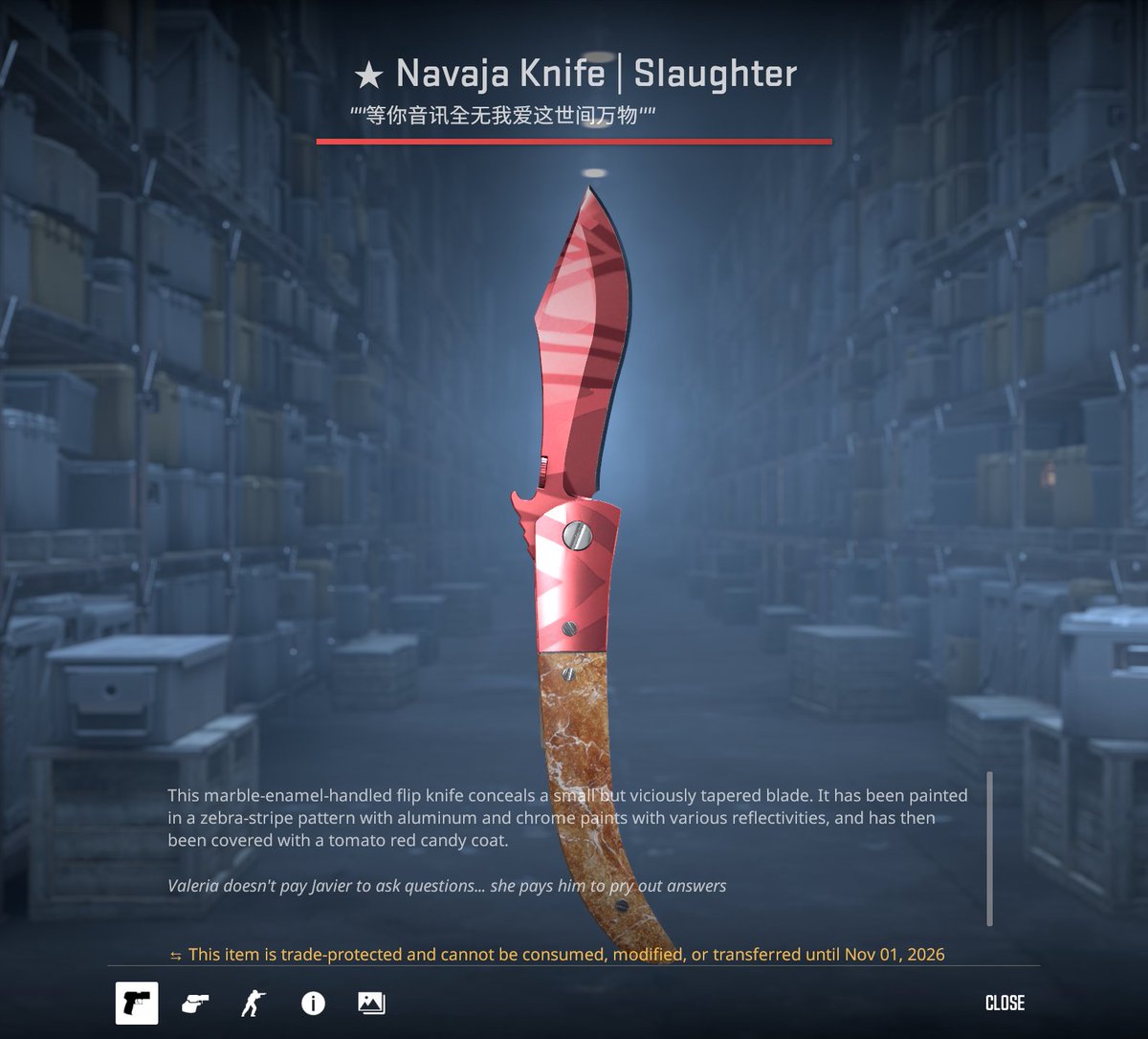 jordanr's tweet photo. 💸 Navaja Knife | Slaughter [$120] 💸
👑 CS2 Knife Skin Giveaway 👑

⏩ Follow me
🔁 Repost
⬇️ Subscribe on YouTube ⬇️
https://t.co/kRwzK8DhMk

🔜 Winner will be picked in about a week! GL!
#CS2 #CS2Giveaway #Giveaway https://t.co/hpQbBg4mAF