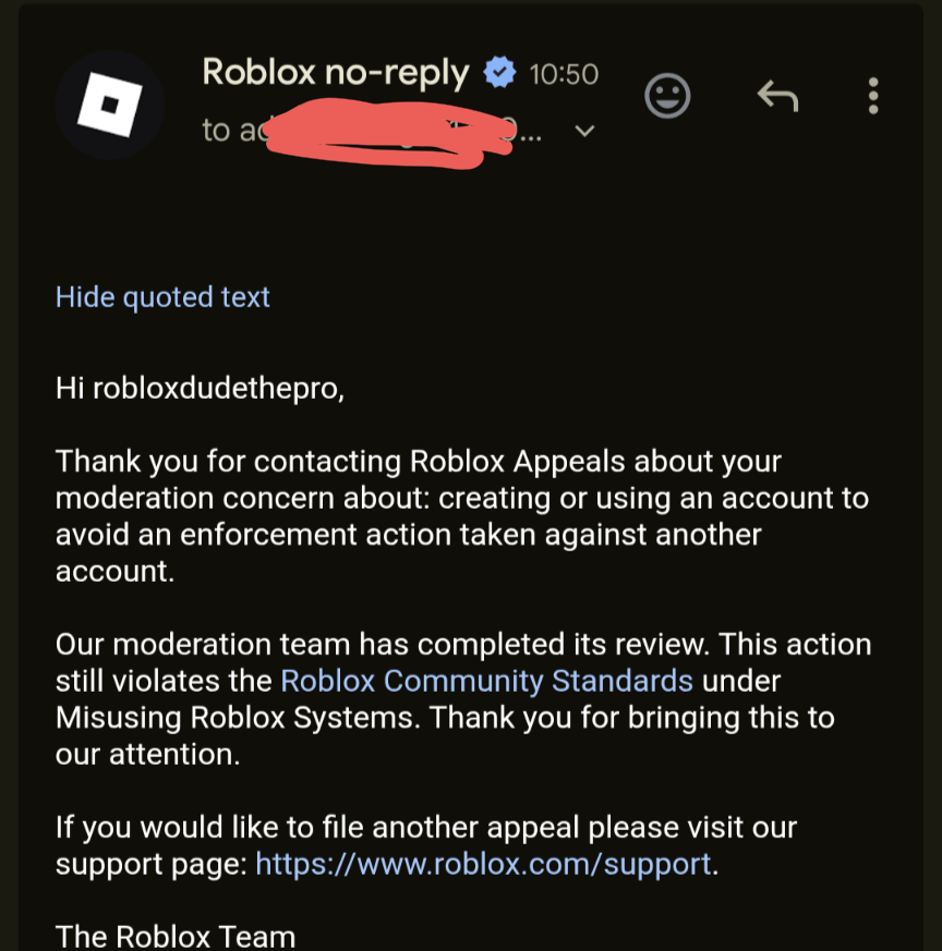 AdamJahangir's tweet photo. It's been 11 days since my ban unfortunately, my account was perfectly fine and I didn't expect the day I will ever get terminated. I just hope Roblox is looking towards our issue because this now becoming a massive issue. @Roblox
#robloxadmin #robloxfalseban #robloxbanwave https://t.co/g7Ms9GRobJ