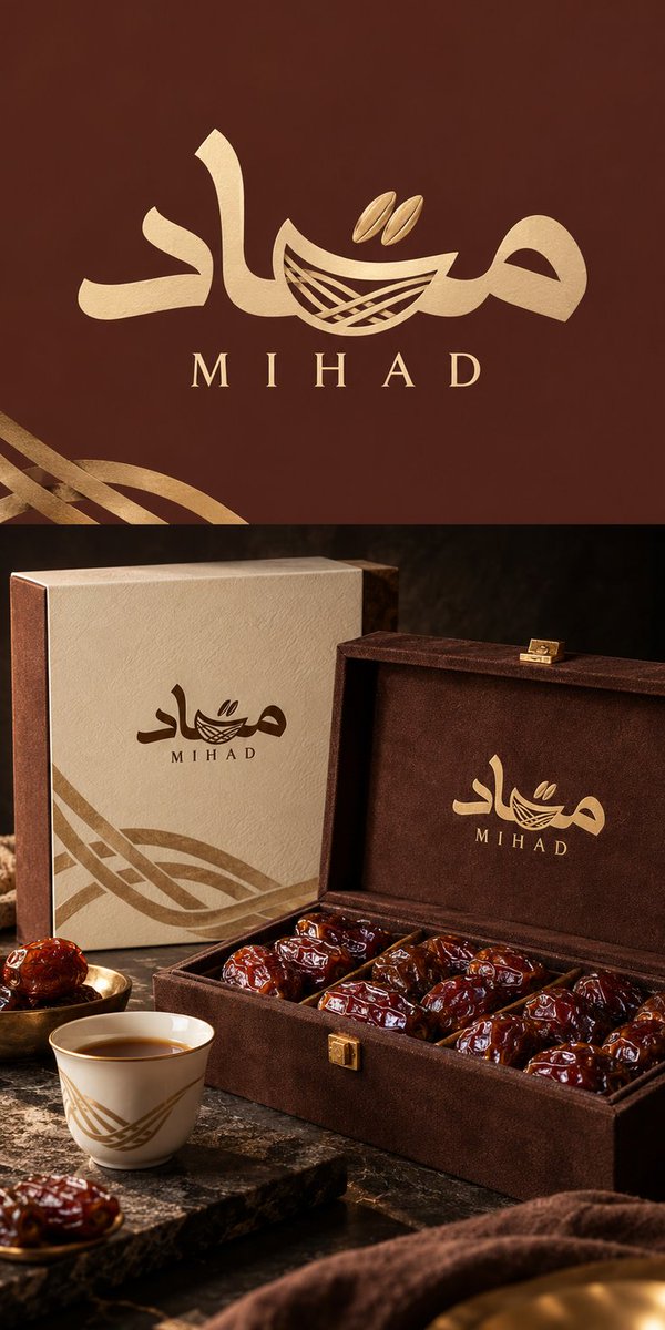 tala2906y18's tweet photo. لبراند له شخصيته؛ تصميم هوية بصرية لهدايا التمور والضيافة. بطاقة المناسبة وتغليف الهدية يستحقان عناية تضاهي المنتج. تصور «مهاد». راسلنا بفكرة مشروعك وتخصصه. #هوية_تجارية #تغليف_تمور https://t.co/7UVzXpZKCV