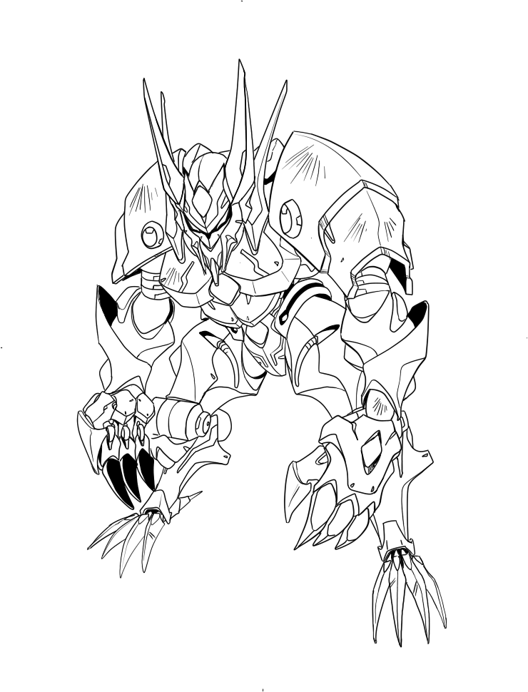 InfinityArk's tweet photo. How about some mecha?  Here's the final design for the Anubis and my original #conceptart for it. https://t.co/hfSrm5nNQS