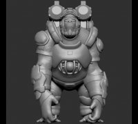 Yakotakii's tweet photo. The model is untextured and doesn't seem to match MKW's artstyle. It seems to be some sort of gorilla? I'm not sure how this racer has any relation to the Moon Cup or item though. I believe Nintendo is testing the structure of the DLC itself, with the content being filler.

(4/4) https://t.co/wWWZwxsbSI