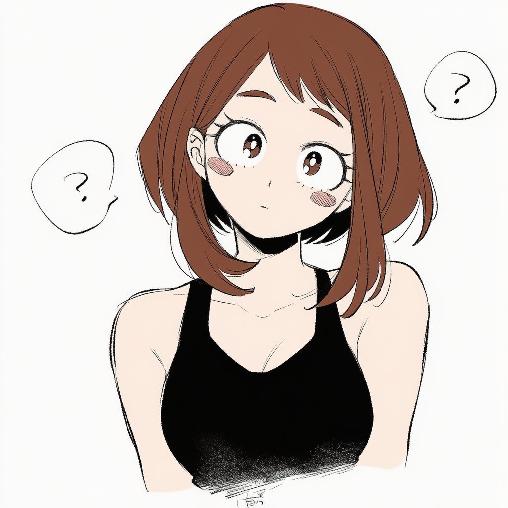 Uravity98114's tweet photo. Ochako looks so cute when she's confused.. https://t.co/PCEZFuLCU9