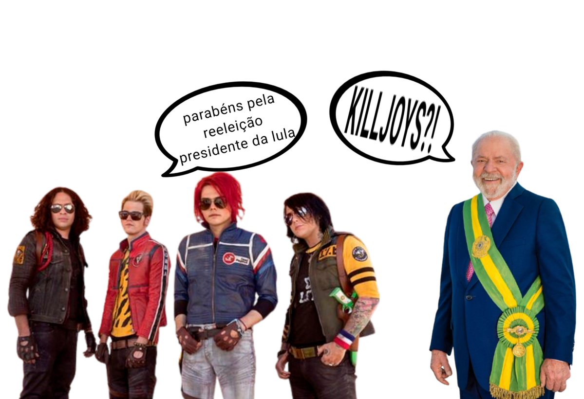 acervomychem's tweet photo. KILLJOYS PARABENIZAM PRESIDENTE LULA
#FandomsComLula #LULAREELEITO https://t.co/ew672nkFlO