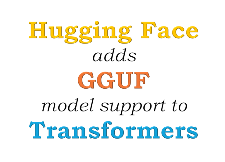 rubbletag's tweet photo. Hugging Face adds GGUF model support to Transformers, enabling developers to run quantized language models locally through familiar Python and PyTorch interfaces. Announced on September 22, the integration allows compatible GGUF checkpoints to be loaded directly from the Hugging Face Hub using the Transformers API. Its initial focus is Apple Silicon, with optimized Metal kernels adapted from llama.cpp and ggml to improve inference efficiency. Developers can also serve supported models through an OpenAI-compatible API, evaluate quantized checkpoints, and experiment with custom generation workflows. The packed inference implementation currently supports selected Qwen3.5 architectures and compatible Qwen3.8 checkpoints. Hugging Face continues to recommend llama.cpp for users whose primary requirement is efficient local inference, while the new integration provides additional flexibility for development and experimentation.

#HuggingFace #Transformers #GGUF #LocalAI #Rubbletag #PyTorch #LlamaCpp #OpenSourceAI @NASIRCISSISTIC