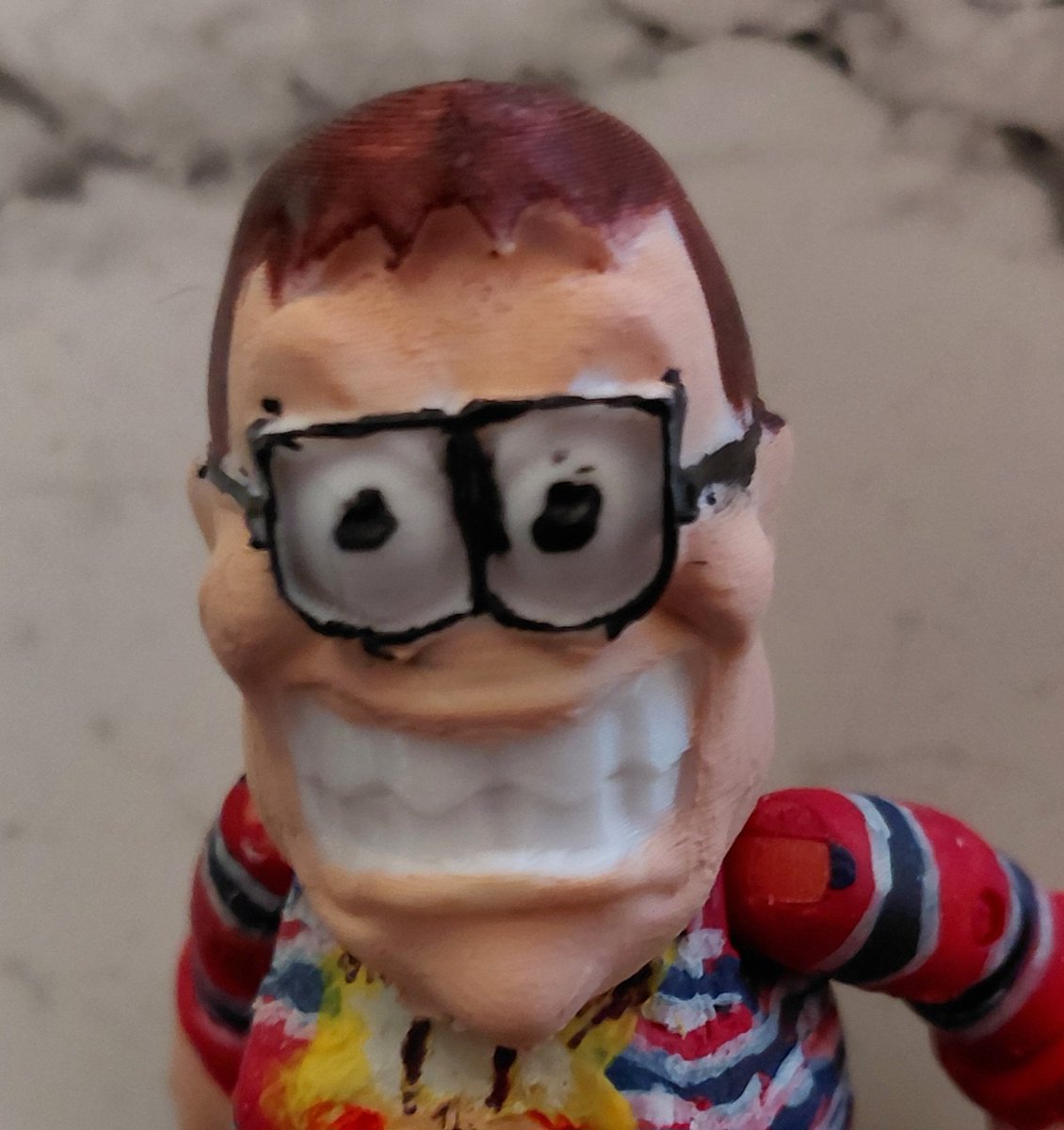 RattoJaxter's tweet photo. finished CWC and I uhhh don't know why I made him.
#ChrisChan #Lolcow #Sonichu #CustomFigure #ActionFigure #Meme https://t.co/yMw9yjtRte