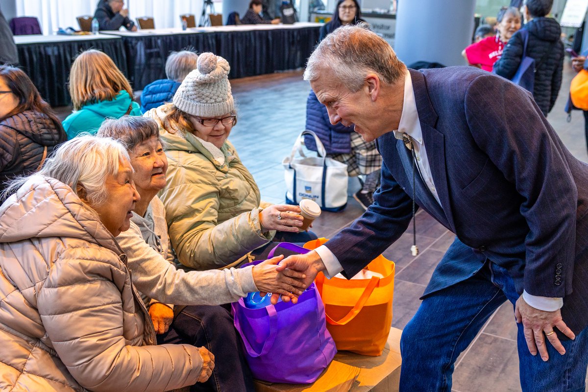 DanSullivan_AK's tweet photo. Julie and I had a great week at AFN! Thank you to all our friends, family, and Alaska Native community leaders who came out to support us. It was wonderful reconnecting with friends from across our state, celebrating Alaska Native cultures and traditions, and continuing our work together to strengthen Alaska Native communities!