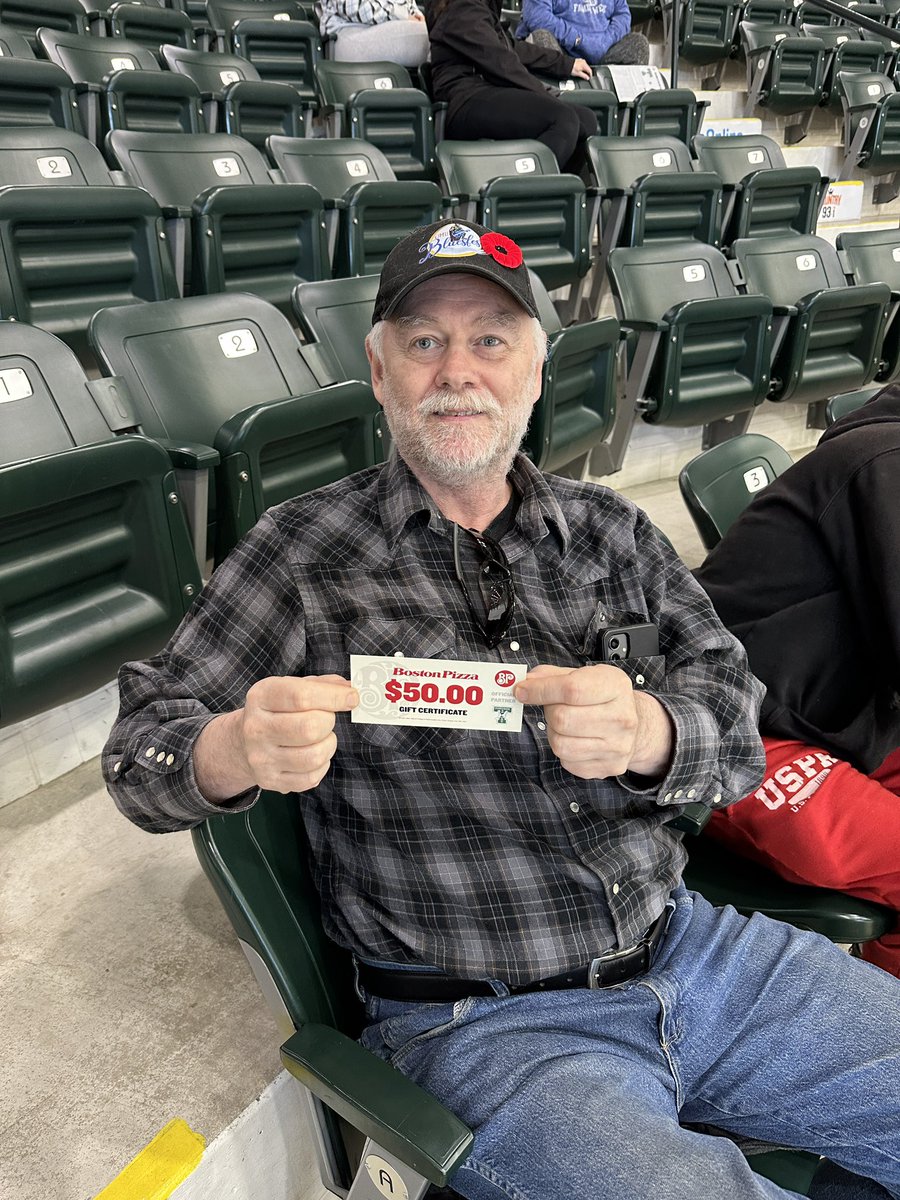 PortageTerriers's tweet photo. Here is this afternoon’s #BPPlaP season ticket holder of the game! https://t.co/bcFxoWnbaD