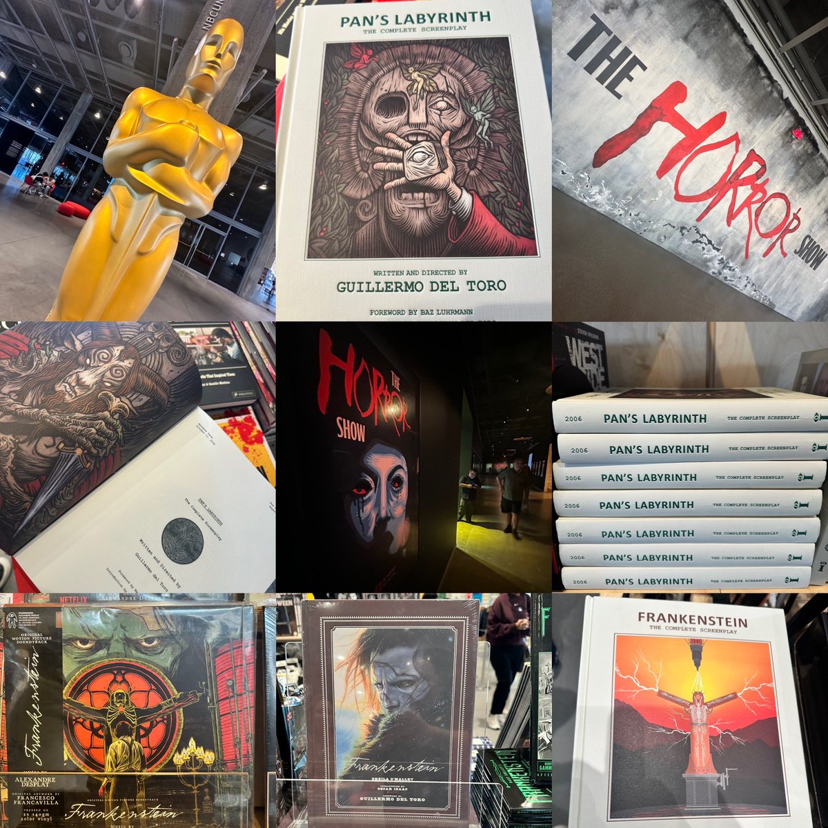 gdeo's tweet photo. A plethora of @PansLabyrinth20 and @insighteditions awesomeness available at @AcademyMuseum #PansLabyrinth #GuillermodelToro #AcademyMuseum #InsightEditions #FrankensteinGdT https://t.co/MJcgxlVz12