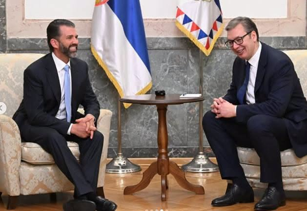 MeidasTouch's tweet photo. A stunning defeat for a Trump-aligned right-wing leader in Europe.

Serbian President Aleksandar Vučić, whose government cultivated close ties with Donald Trump and his family, has conceded defeat to a student-led opposition movement in a historic parliamentary election.

Trump's son Donald Trump Jr. personally met with Vučić, while Jared Kushner pursued a major luxury real estate project with his government.

Now, after nearly two years of massive student-led protests against corruption and authoritarianism, Vučić's ruling party has been defeated at the ballot box.

The student-backed movement is projected to win a parliamentary majority, ending more than a decade of dominance by Vučić's party.