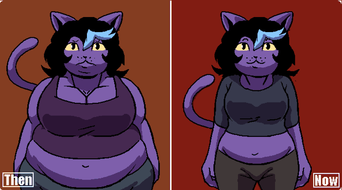 ChiragIsChirag_'s tweet photo. Catty's Weight Loss Journey https://t.co/i6yQame8yd