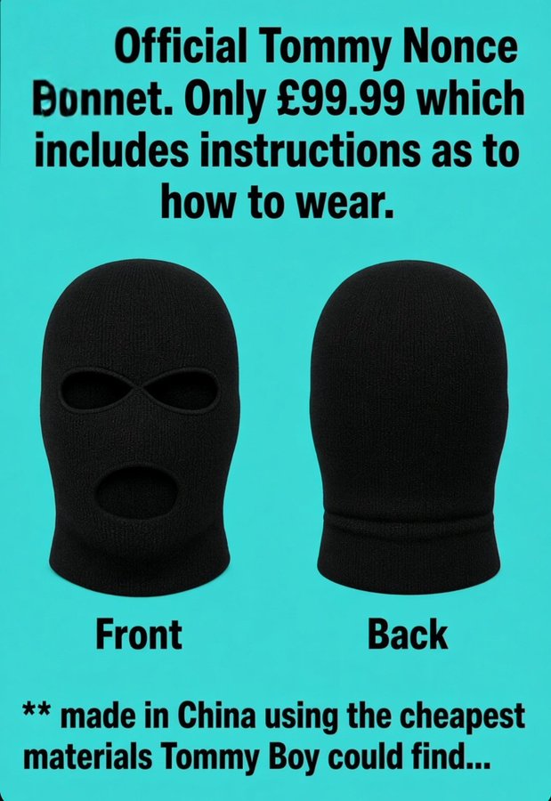 DVDfever's tweet photo. @sonsofliberty66 @TRobinsonNewEra Yes, we do notice. And everyone's laughing at these Nonce Bonnets! 😂😂😂😂 https://t.co/t15amcFBEU