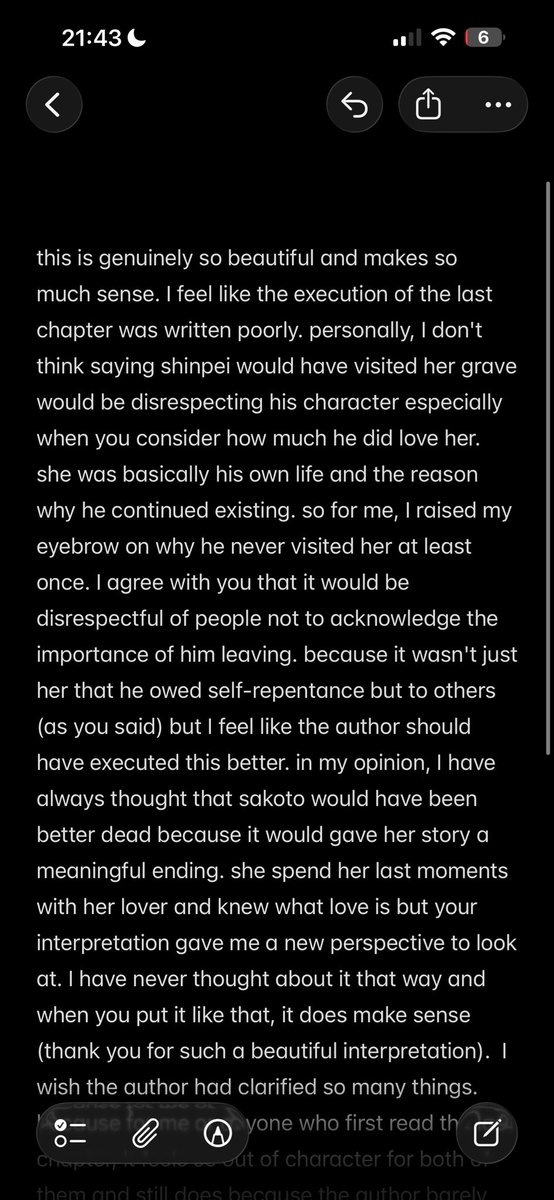 roseslinas's tweet photo. @ai21_react19 @iwanttobemissed I love your take so much. I am sorry I also yapped as well 😭😭😭 https://t.co/ZbPx4nAKGU