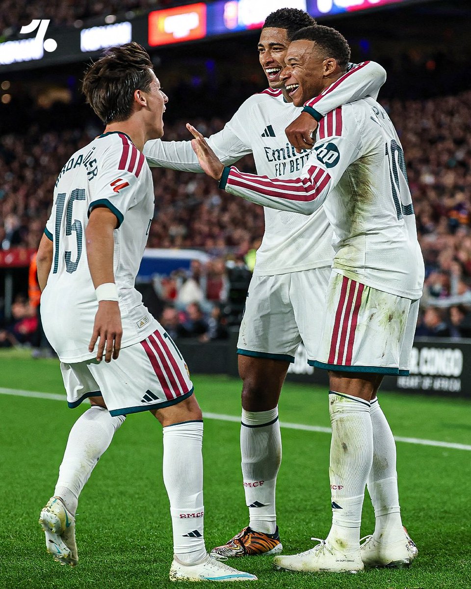 kirabolinks's tweet photo. 🚩 🏟️ 7 games
⚽ 7 goals
Kylian Mbappé loves scoring in El Clásico 🔥
#GameOn: Barcelona 1-1 Real Madrid 🔥
⚽ Kylian Mbappé
⚽ Raphinha
- La Liga
Presented by 🤝 @MustardseedJS
#kirabolinks | #GiftedEra https://t.co/ckV1zbXYSC