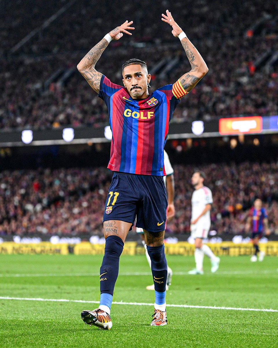 kirabolinks's tweet photo. 🚩 Raphinha scores his 13th league goal in 10 games. 🔥
#GameOn: Barcelona 1-1 Real Madrid 🔥
⚽ Kylian Mbappé
⚽ Raphinha
- La Liga
Presented by 🤝 @RJSKakiri
#kirabolinks | #GiftedEra https://t.co/Grtb20XS5v
