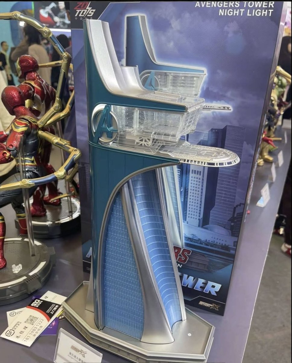 I__Love__Heroes's tweet photo. #ZDtoys 
Avengers Tower Night Light
#AvengersAgeofUltron 
#ChinaToyExpo https://t.co/H2AZT0K7IC
