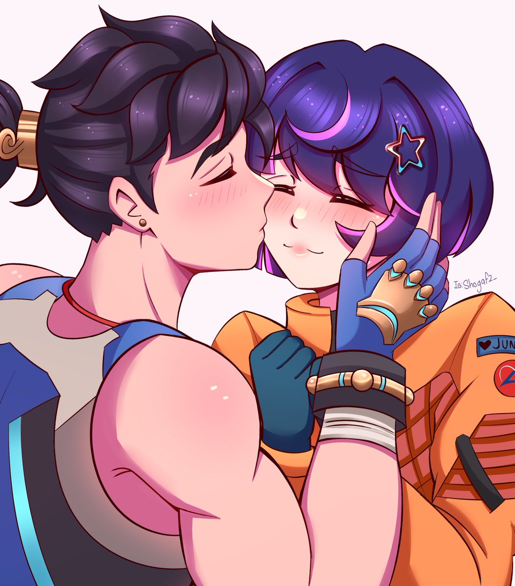 Shogaf_'s tweet photo. Wuyang &amp; Juno 🌊💫

#juno #Overwatch #milkywave https://t.co/mhmvZAukFM