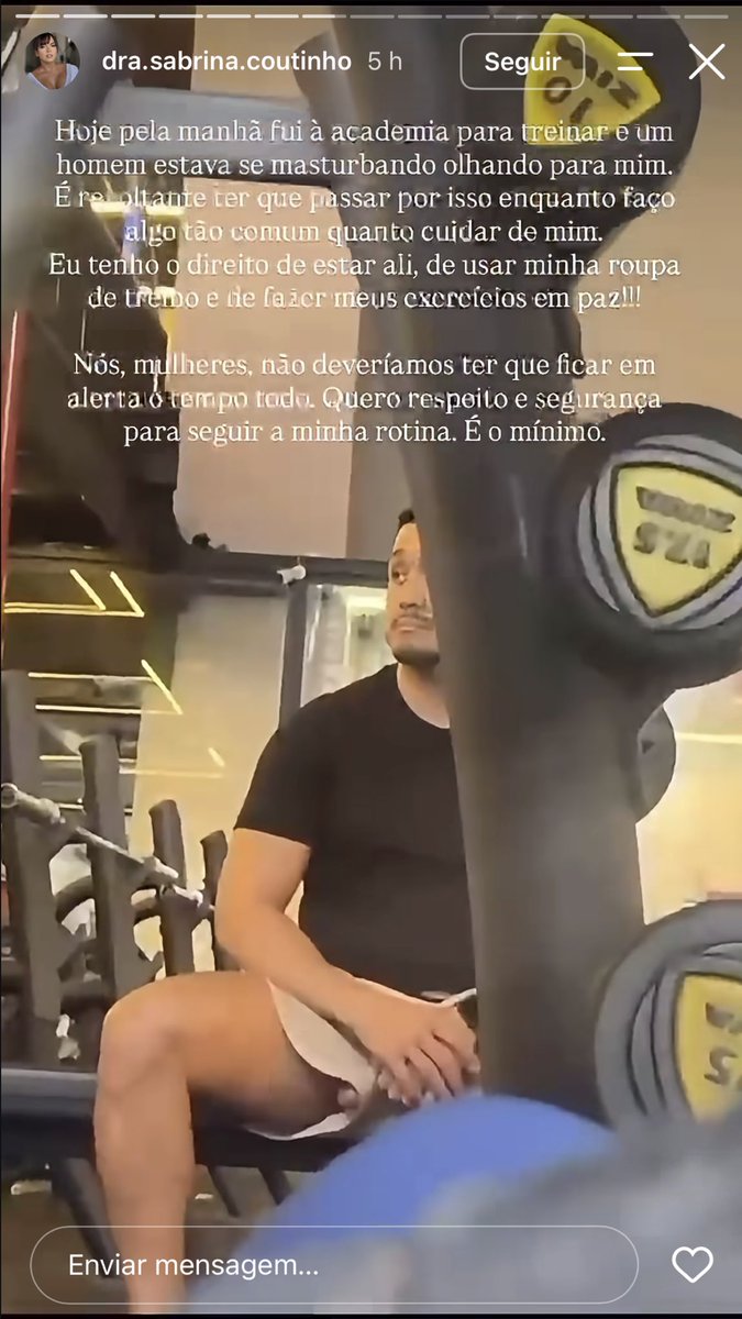 SenjuDan's tweet photo. Galera, olhem o absurdo: o cara se tocando na academia na frente de uma mulher. Pasme, já tem processo por assédio contra outra mulher tbm em academia. Tá mudando de nome pra n perder a conta. Vamos ajudar a moça!!!

 https://t.co/MAWG5beapv https://t.co/yJsZFpplFg