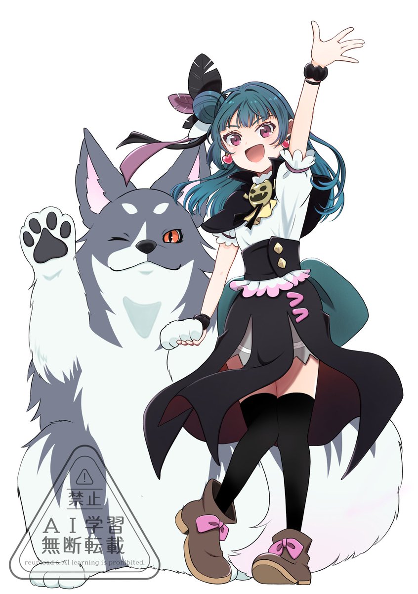 ichi_oekaki_1's tweet photo. これは合同誌に寄稿したヨハネ&amp;ライラプス
お気に入り🐺🪶 https://t.co/BfMAm0ELjG
