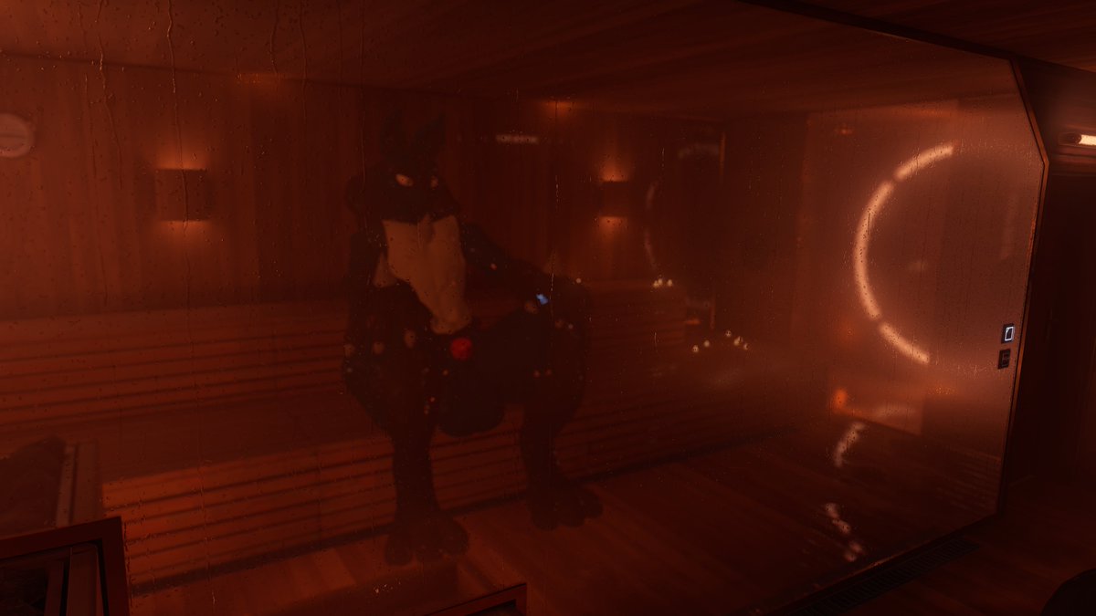 casperthecario's tweet photo. CW: #furrynsfw
Sauna peepers beware: Lucarios can sense auras from half a mile away, and lustful auras stand out like a flare in the night sky. Someone could've warned this peeper before I caught 'em. Proceed at your own discretion, because you'll surely be caught in the act~ https://t.co/VZqQcb8tYI