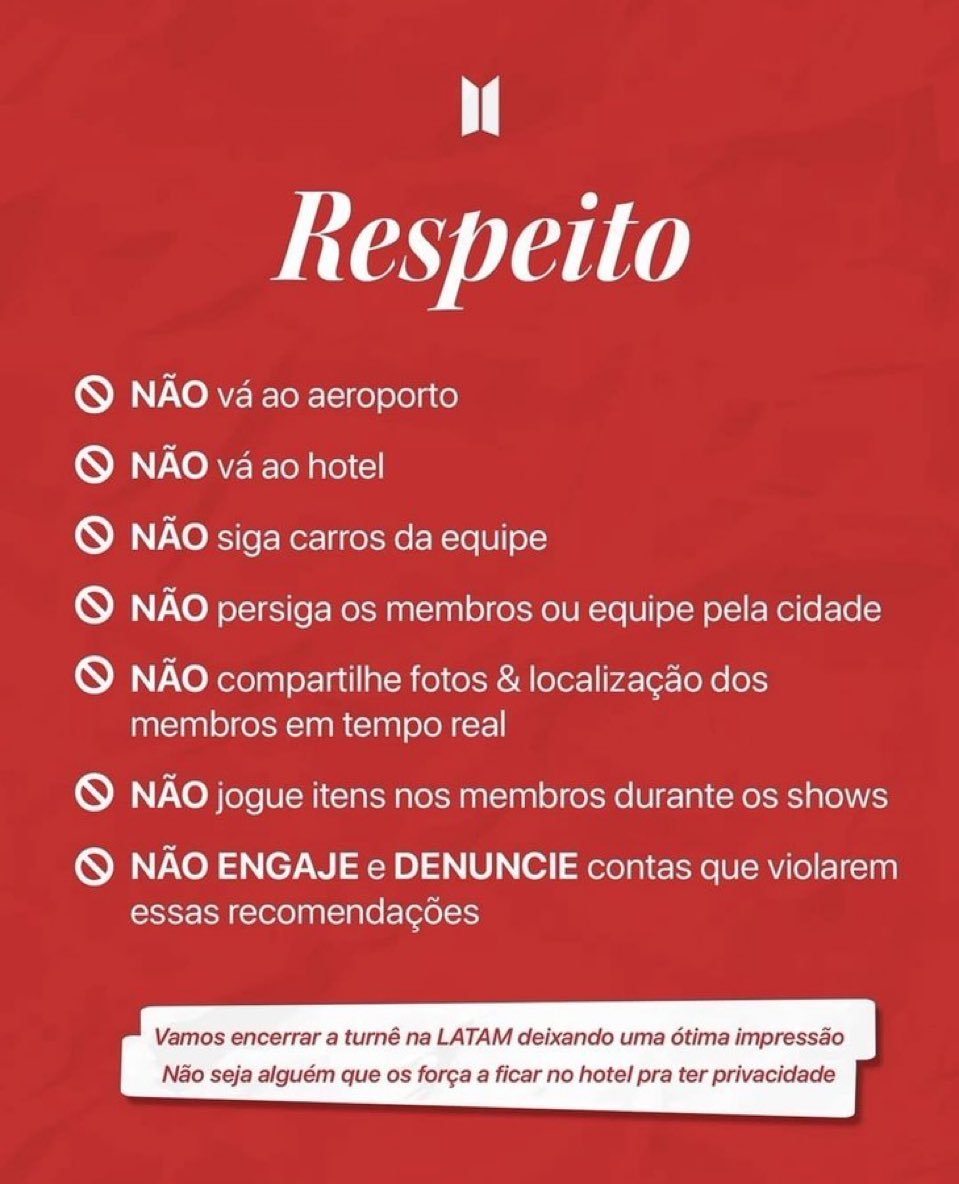 BTSxBRAZIL's tweet photo. 🚨 URGENTE 🚨 https://t.co/GNn663JlyC