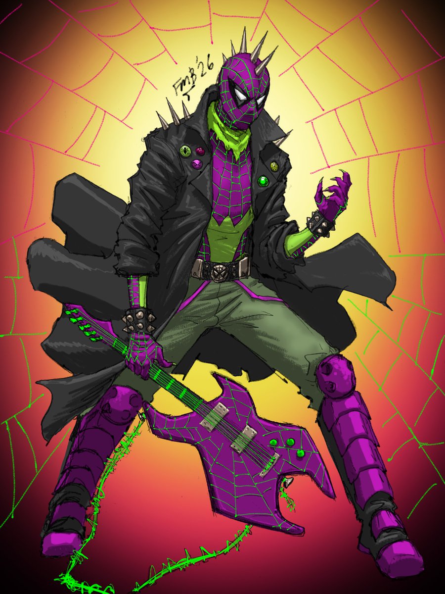 FrozenBubble69's tweet photo. Spider-Punk - Hobie Brown https://t.co/xdcFycDNtX