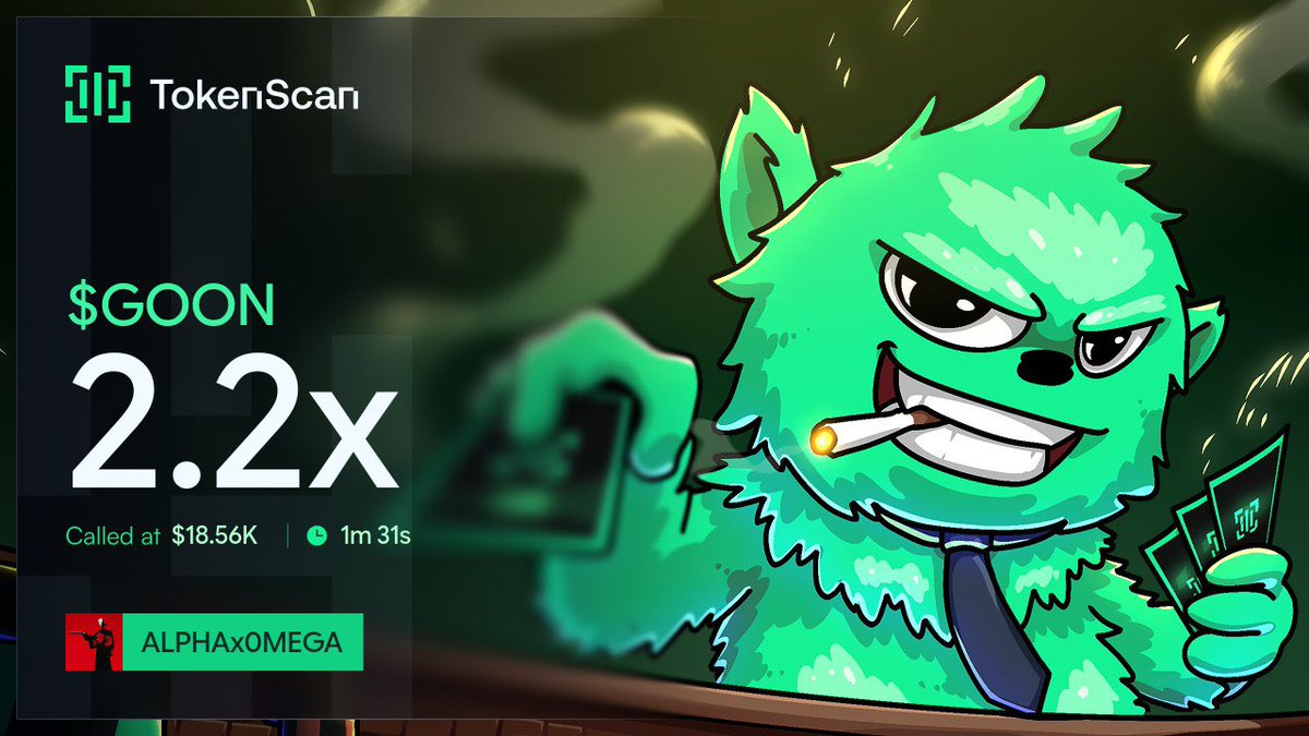 ALPHAxOM3GA's tweet photo. 2x
$GOON

GpxRDGMPz81fMDyNucFKpvbhLKBG1GYnWEbBW8oqpump https://t.co/QL38EyK74i