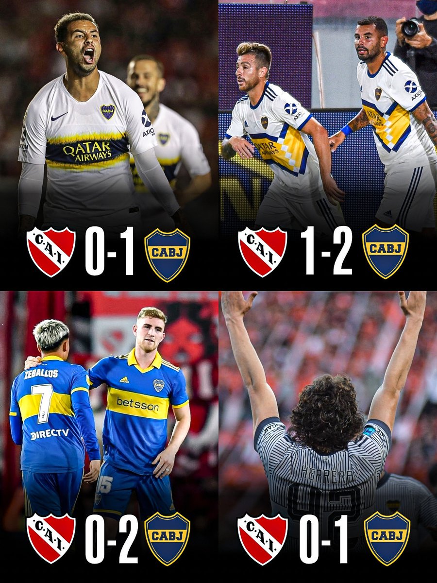 dataref_ar's tweet photo. 🔵🟡 ¡¡BOCA JUNIORS NO PERDIÓ EN 6 DE SUS ÚLTIMAS 7 VISITAS AL ESTADIO LIBERTADORES DE AMÉRICA!!

✅ Independiente 0-1 Boca Juniors (2018).
✅ Independiente 1-2 Boca Juniors (2020).
🟰 Independiente 1-1 Boca Juniors (2021).
❌ Independiente 1-0 Boca Juniors (2021).
🟰 Independiente 2-2 Boca Juniors (2022).
✅ Independiente 0-2 Boca Juniors (2023).
✅ Independiente 0-1 Boca Juniors (2026).

🌐 Todos los registros estadísticos EN VIVO están en https://t.co/hmQtYejtAi