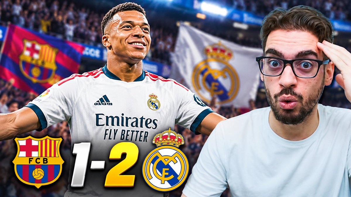 InceptionXx's tweet photo. Real Madrid FINISH Barcelona 2-1 at the CAMP NOU! 😳 https://t.co/ShhkyXBeVe via @YouTube https://t.co/m6kRmwuX3i