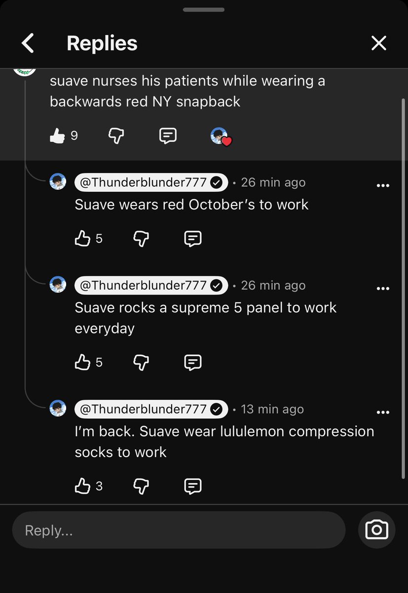 SuaveForm's tweet photo. No way this guy leaves and comes back 13 minutes later to keep talking about me in his comments 😭😭 https://t.co/IF6NBF1LJ7