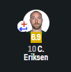 soares_is_tired's tweet photo. O Eriksen no jogo onde quase morreu vs. esta besta do caralho https://t.co/JpcAvYNBoA