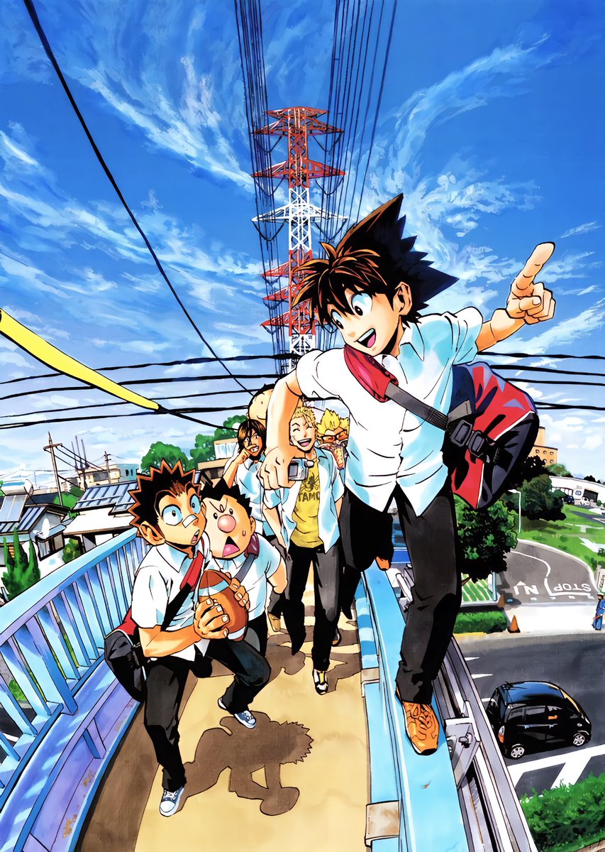 retroanme's tweet photo. Eyeshield 21 (2002) https://t.co/fG8ziEmco9