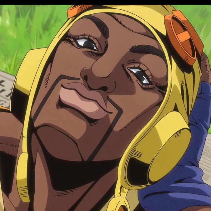Osaaleftbreast's tweet photo. Anyone who thinks Pocoloco falls into the “laid back/“lazy” racist caricature thinks every black characters story has to be of suffering/ has to have a white savior and im sick of it 😭 its ok for a black character to just exist without only suffering . Pls go read the manga https://t.co/bH4kjOS4ji