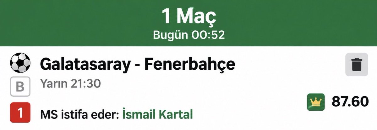 cakiranalizz's tweet photo. İddada böyle bir oran açılmış 😳

Gelir mi dersiniz 87 oran ? https://t.co/PTkC8gwMyQ