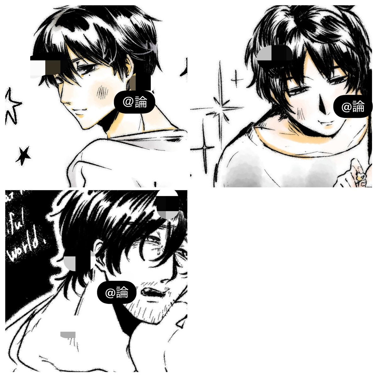 R0nhoU's tweet photo. 1〜２件ほど描き合いしたいので今のうちにゆるゆる募集させていただきます🙌

求：イラスト類、小説
譲：相応のもの

#夢絵描き合い募集  #作品交換 #描き合い募集 https://t.co/sYeHLfPbup
