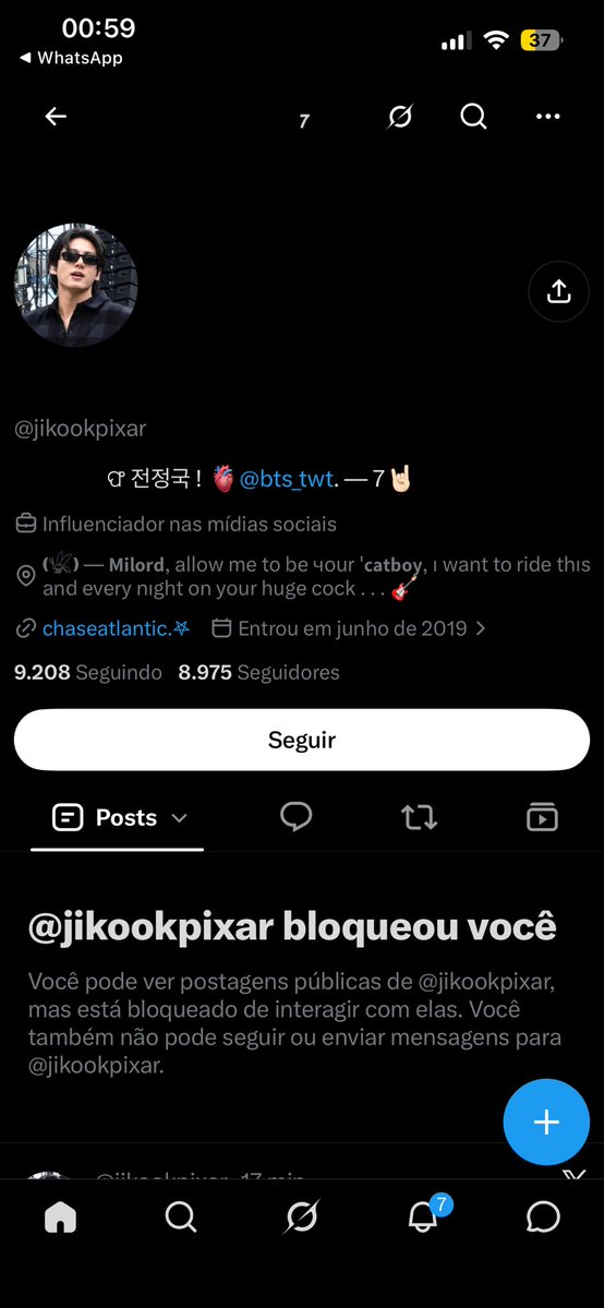pjsmcat's tweet photo. vejam se vocês seguem, denunciem e não engajem. 

https://t.co/P3xCzrvyQQ https://t.co/efMAR2flro