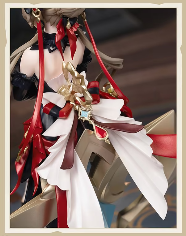 genshinmains_'s tweet photo. Sandone Mirror Water Ver. 1/8 Figure Debuts! 

Sandone rests her chin on her hand, gazing forward. The skirt is layered and interwoven, with graceful butterfly ribbons behind her; the wind-up mechanism unfolds layer by layer, constructing a unique metal base.

#GenshinImpact #Sandrone