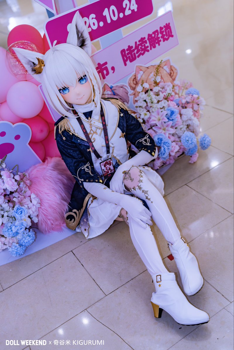 YukisoraKumoki's tweet photo. Fox? Cat!
📷：@opkig 
- Doll Weekend Shanghai adventure -
#kigurumi #白上フブキ #dollweekend https://t.co/JgcZqjZNya