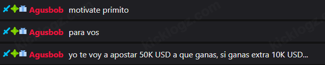 N1C0323's tweet photo. Agusbob apuesta U$D50k a que Bruno gana en Parense de Manos https://t.co/6EBNftKeMq