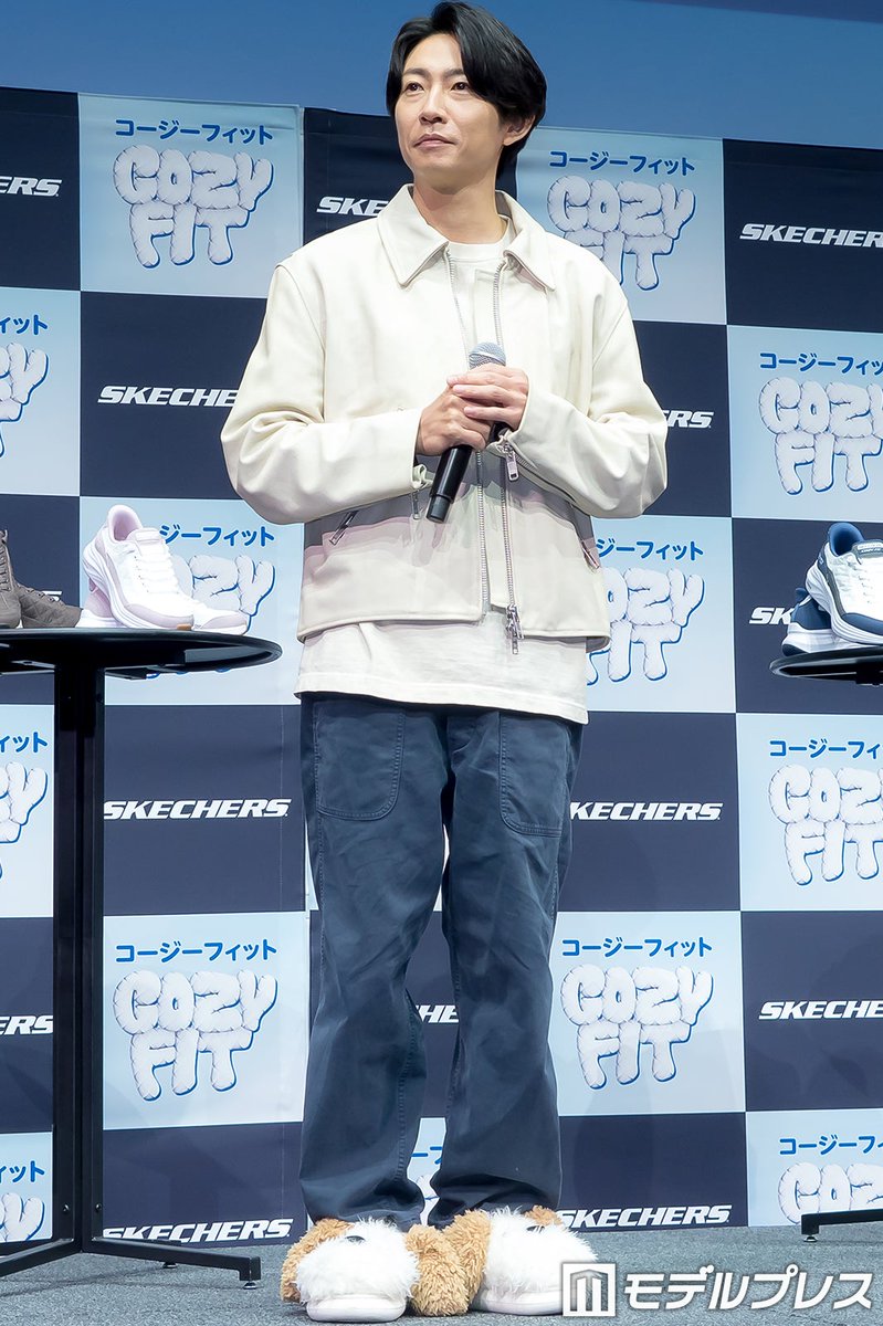 modelpress's tweet photo. 【写真追加📸】相葉雅紀
動物愛護運動への思い語る「一生やります！」
https://t.co/zLmvSBu8Zx

「僕がトリミングした数は100匹ちょっとなので、がんばってスケッチャーズさんに追いつこうと思います」

スケッチャーズ 新アンバサダー就任発表会👟 https://t.co/cqd4pRMncm