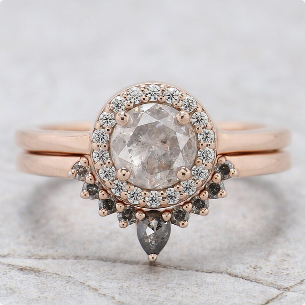 FDJewels's tweet photo. Round Salt and Pepper Diamond Bridal Set Rose Gold Halo Engagement Ring Curved Nesting Band Vintage Galaxy Diamond Ring For Women QL2719

ETSY: https://t.co/SisUIEp40A

#RoundSaltAndPepperDiamond #SaltAndPepperDiamondRing #DiamondBridalSet #RoseGoldBridalSet #HaloEngagementRing https://t.co/pmwD10rWvP
