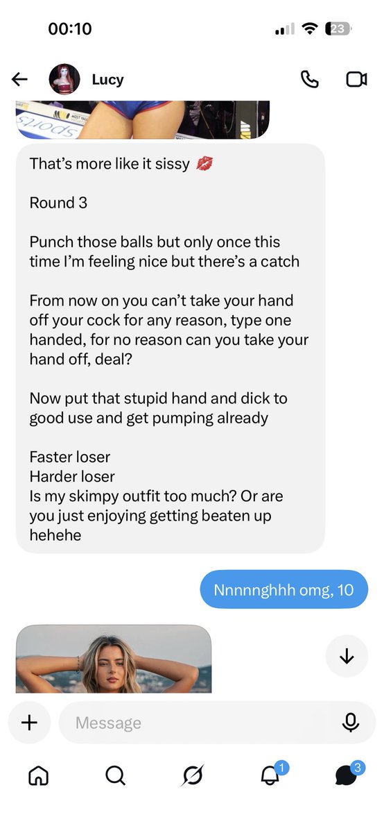 Davemensah55's tweet photo. I just to lost to @lucydgoon in #wankbattle I came in cocky thinking I could easily beat her just because she’s a girl. But this turned out to me one of my most humiliating losses. She turned me into a brainless, edging, submissive mess. https://t.co/ffQIZsXw34