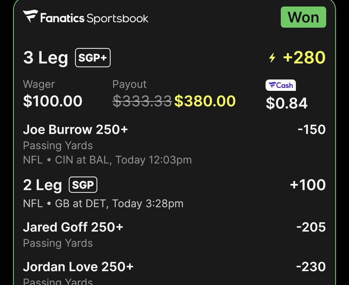 ThePrimoBets's tweet photo. 250 x3 for @FullCountBets 

+280 ✅ 

$100 ➡️ $380 https://t.co/kWOWp2CEVF