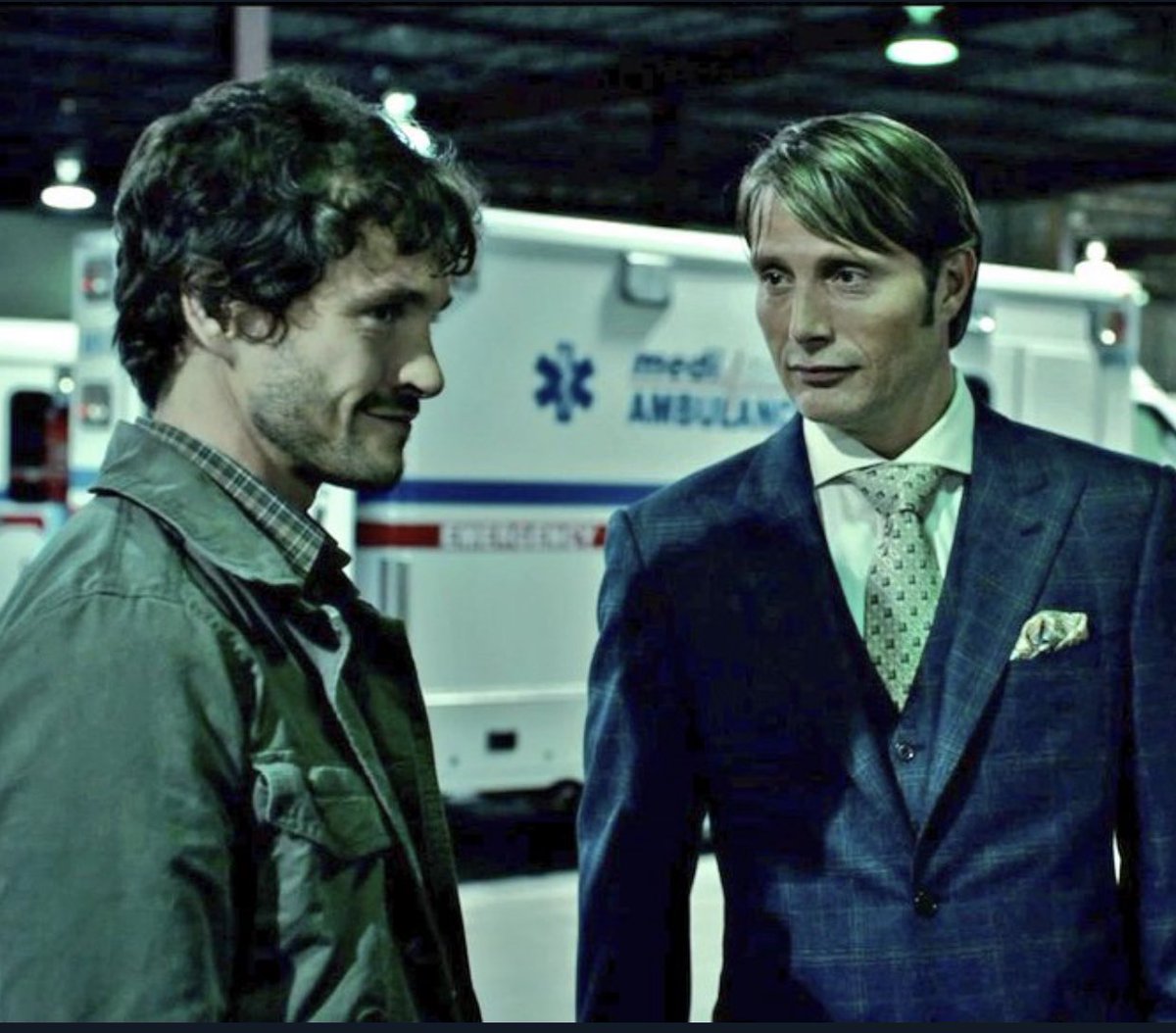 hannithecani3's tweet photo. I just think it’s soooooo delicious that Hannibal and Will have a noticeable age gap, height difference, interchangeable power dynamics, and wealth status contrasts like who else’s ships are doing it like them???? https://t.co/lEVLemWWhd