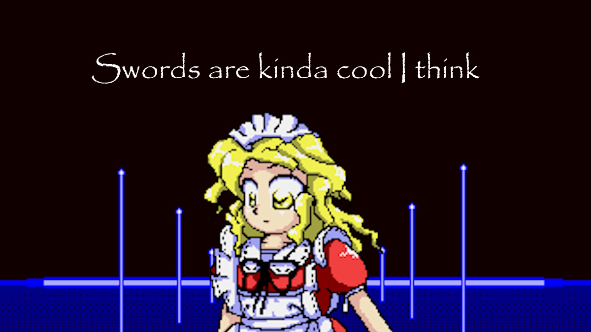 SwordMaidLady's tweet photo. --Temp pinned--

"Lady Shinki has given me permission to talk about swords, so... May I teach you the techniques of a Zweihander~?"

-SFW RP (ocassional nsfw jokes here and there)
-No here is mine and will be credited
-Expect lots of headcanons. https://t.co/PED3gsOCtq