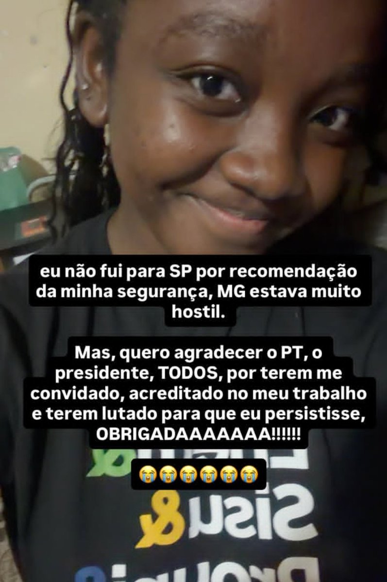 holtxss's tweet photo. Era pra Ana Elisa está lá 🥲🥲 odeio esses bolsonaristas doentes https://t.co/YUTDxoQ4so