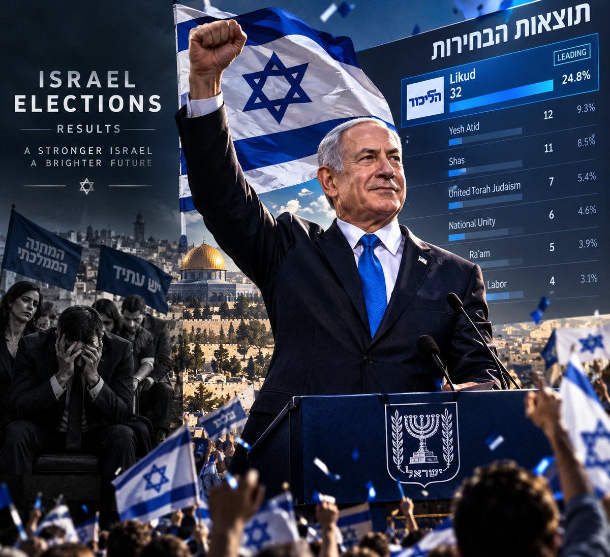 DerlinGobi29364's tweet photo. @netanyahu 
To save the world and Israel, Benjamin Netanyahu wins. 
With him, peace and security will be established in the world. 
@IsraelPersian 
@MOSSADil 
@beit_Hmikdash 
@realDonaldTrump 
@elonmusk 
@IDF 
#ביבי #נתניהו #הליכוד #ימין #Bibi #Netanyahu #Likud  #IsraeliPolitics https://t.co/nRud5buwcD
