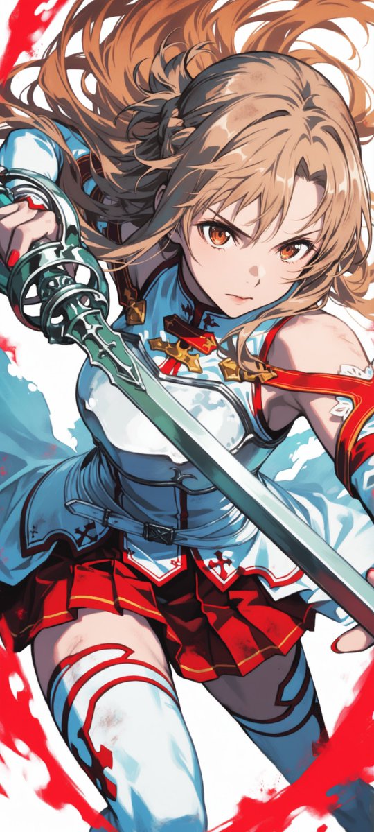 oneesan_aiart's tweet photo. Think you can keep up with the Lightning Flash, or will she have you begging for a rematch? 😉🔥
#AsunaYuuki #SwordArtOnline https://t.co/OfZapvJDb6