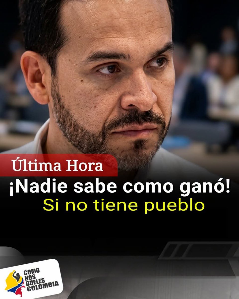 XPost1A's tweet photo. Abelardo de la Espriella ganó a punta de fraude. Crean en eso. https://t.co/uthPUFJosS