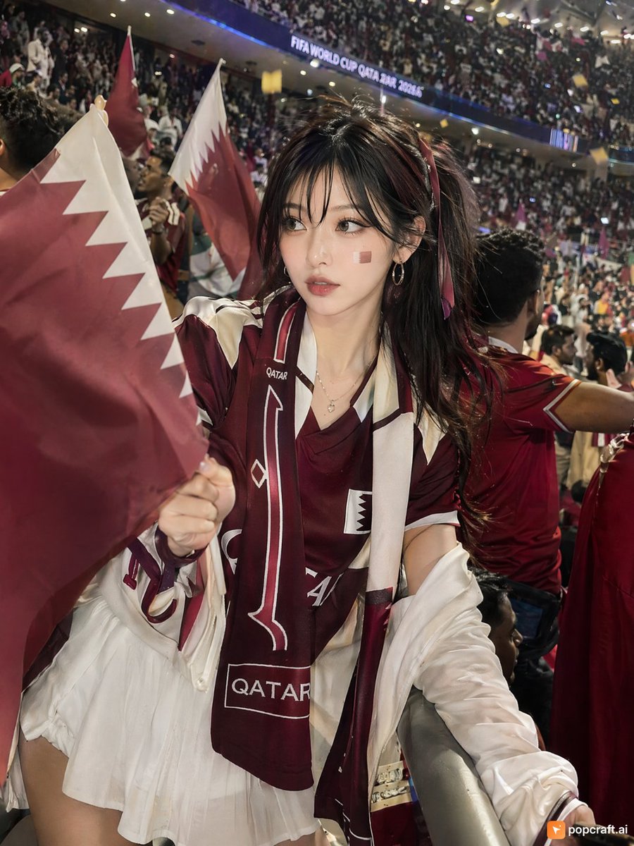 popcraftAI's tweet photo. YUNA’s World Cup supporter era continues ⚽🌍

Scotland, Australia, Morocco and Qatar this time — turning one AI character into different real-life football fan looks with

Which look is your favourite?

#AI_YUNA #FIFAWorldCup2026 #AIart #GPTIMAGE2 https://t.co/c81vulrbBo